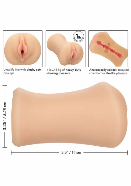 Stroke It Tight анатомичен мастурбатор, 15 см