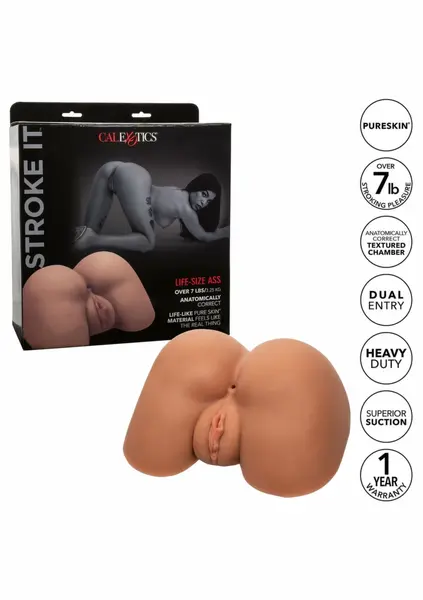 CalExotics Stroke It Life Size Anatomical Silicone Model 7 lbs