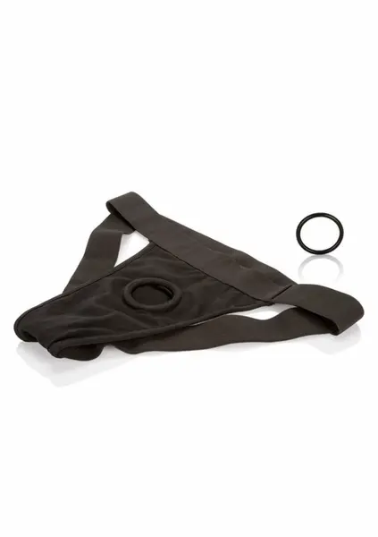 Packer Gear Jock Strap Adjustable Harness Black Unisex 716770089816