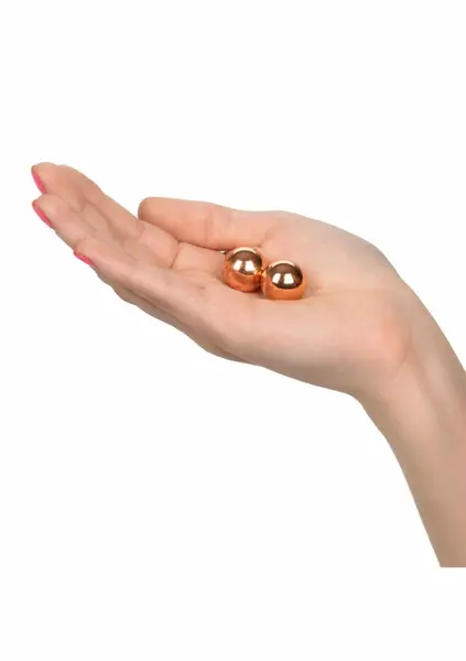 Climax Weighted Balls Copper-Tone 2 cm - Pelvic Muscle Trainer