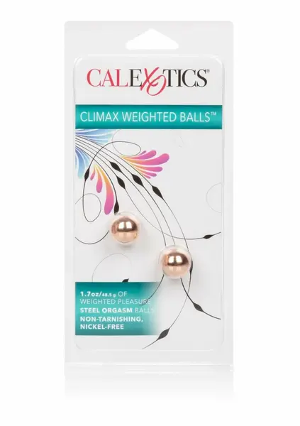 Climax Weighted Balls Copper-Tone 2 cm - Pelvic Muscle Trainer