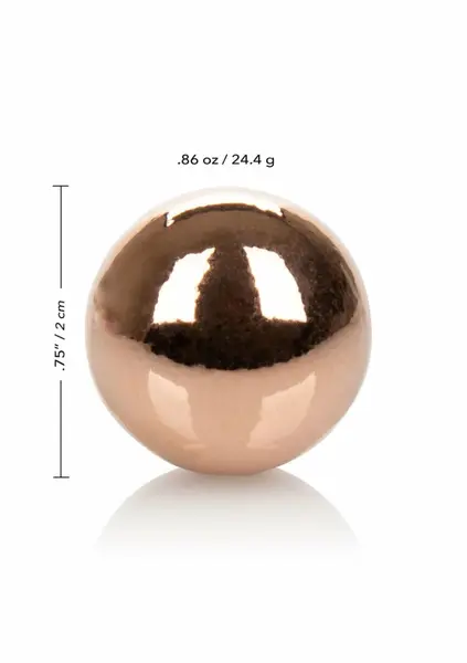 Climax Weighted Balls Copper-Tone 2 cm - Pelvic Muscle Trainer