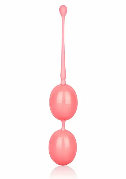 CalExotics Weighted Kegel Balls Silicone Ergonomic Design Pink