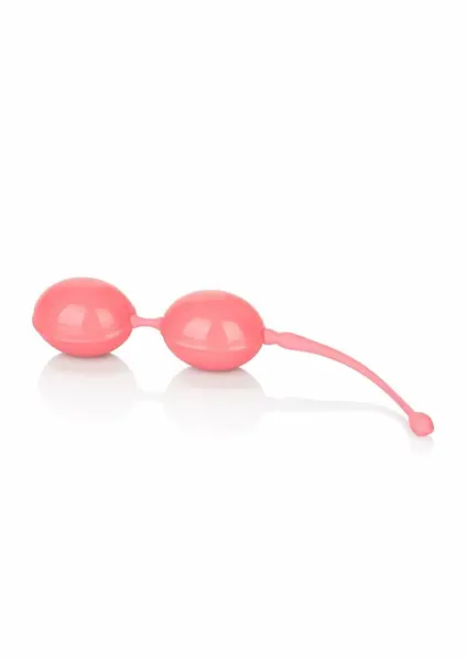 CalExotics Weighted Kegel Balls Silicone Ergonomic Design Pink