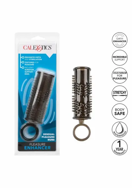 CalExotics Pleasure Enhancer Extension Sleeve, Ultra-Stretchy TPE