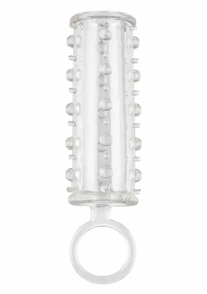 Sensation Enhancer отворен удължител за пенис с топчета, TPE