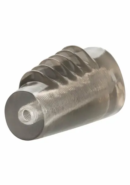 Hot Rod Xtreme Enhancer TPR Sleeve with Ribbed Texture, Transparent