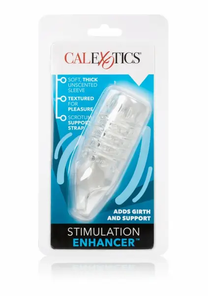 Stimulation Enhancer Sleeve by CalExotics - Ultra-Stretchy Extension, TPE