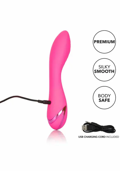 Surf City Centerfold Silicone Wand Massager, Waterproof, USB Rechargeable