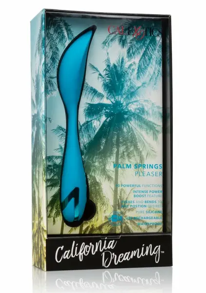 California Dreaming Palm Springs Pleaser Flexible Mini Vibrator Pink