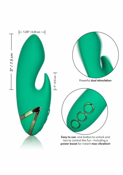 California Dreaming Sierra Sensation Compact Silicone Vibrator Pink