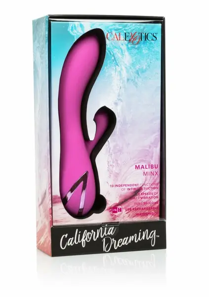 California Dreaming Malibu Minx Intimate Machine, Pink, USB Rechargeable