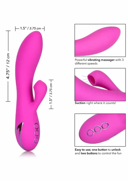 California Dreaming Malibu Minx Intimate Machine, Pink, USB Rechargeable