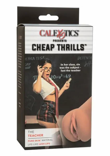 CalExotics Cheap Thrills The Teacher Intimate Stroker 14cm PureSkin