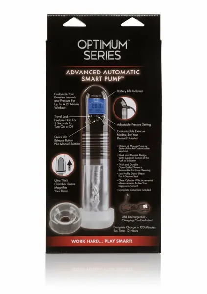Optimum Series Advanced автоматична смарт помпа за пенис с цифров манометър