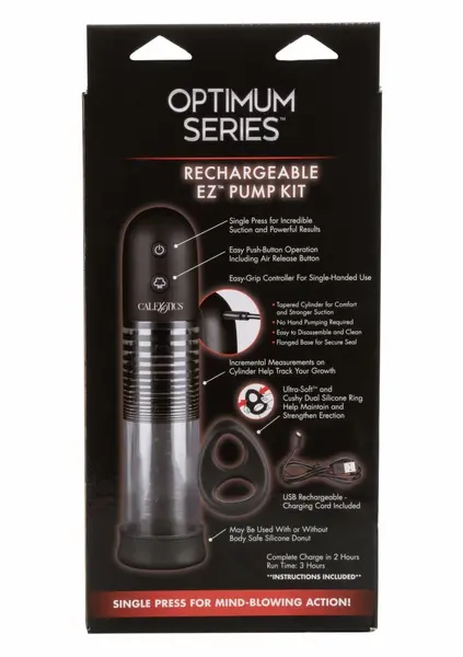 CalExotics Optimum Series Rechargeable EZ Pump Kit Clear 716770093295
