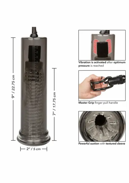 CalExotics Optimum Series Vibro Air Pump USB Rechargeable Intimate Device