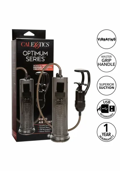 CalExotics Optimum Series Vibro Air Pump USB Rechargeable Intimate Device