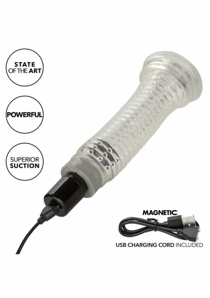 CalExotics Optimum Series Vibro Air Pump USB Rechargeable Intimate Device