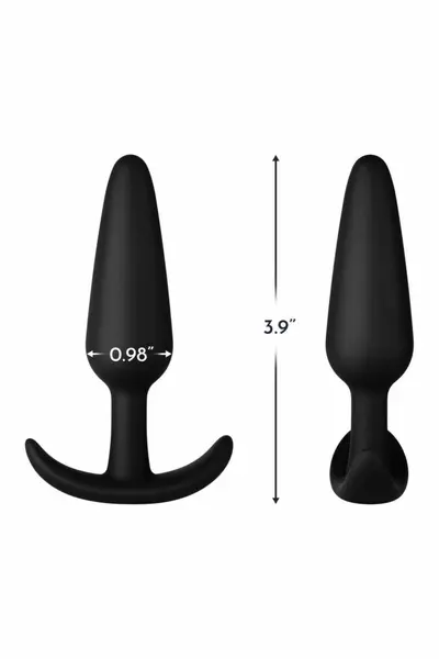 FORTO F-31 Plug Medium Black Premium Silicone Flexible Design