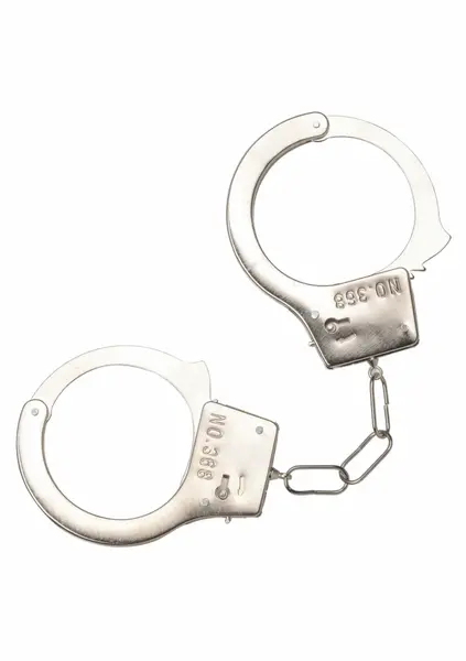 Playful Furry Cuffs Adjustable Metal Handcuffs with Faux Fur Covering