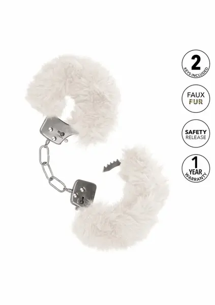 Ultra Fluffy Furry Cuffs Adjustable Soft Faux Fur Restraint System