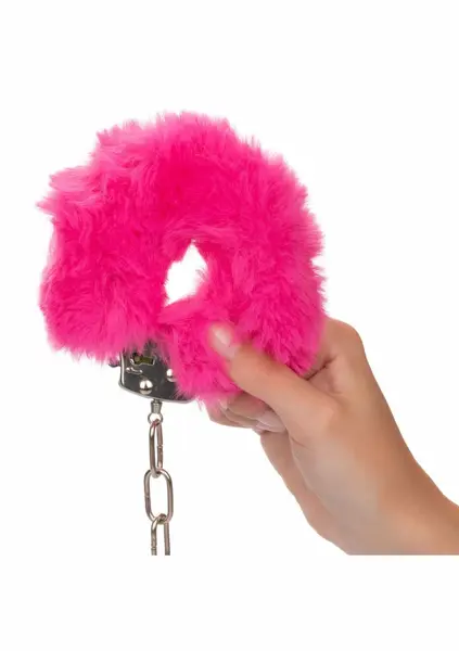 Ultra Fluffy Furry Cuffs Adjustable Soft Faux Fur Restraint System