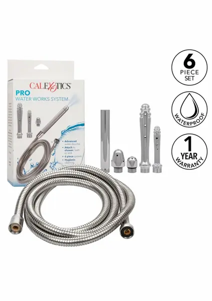 Pro Water Works System 6-Piece Hygienic Cleaning Kit Flexible Hose
