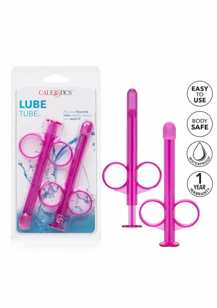 Lube Tube Set 2 pcs - Precision Lubricant Applicator, Transparent