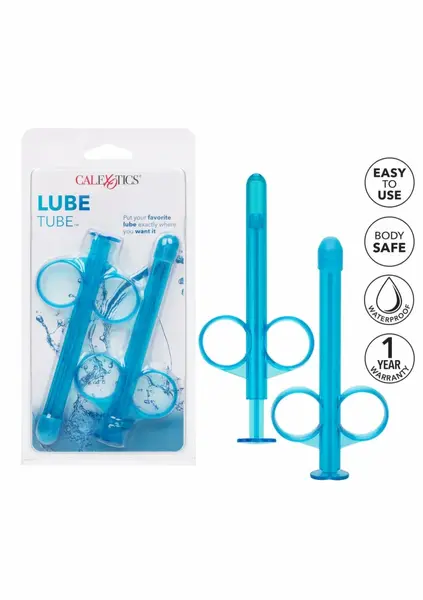 Lube Tube Set CalExotics 2 pcs Precision Lubricant Applicator Clear
