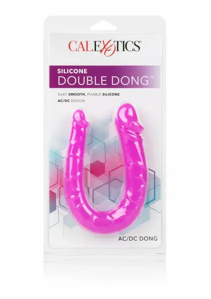 CalExotics Double Dong AC/DC Silicone U-Shape 30cm Satin Finish