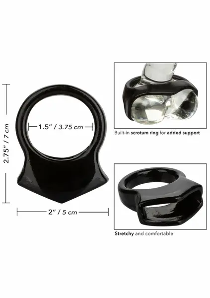 COLT Snug Grip Enhancer Ring with Anatomical Support Black