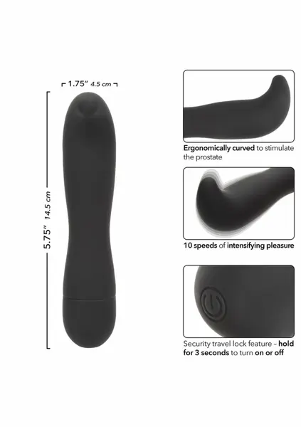 Dr. Joel Kaplan Rechargeable Prostate Probe - Ergonomic Vibrating System