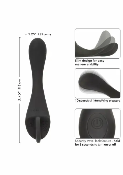 Dr. Joel Kaplan Rechargeable Prostate Locator Slim Vibrating Probe