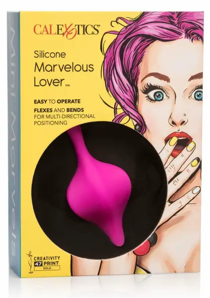 CalExotics Mini Marvels Marvelous Lover Silicone Dual-Action Massager Pink