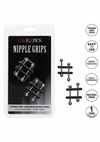 CalExotics Crossbar Nipple Vices Adjustable Clamp System Metal