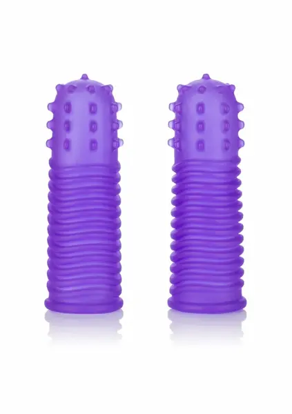 CalExotics Intimate Play Finger Tingler Set Flexible Silicone 2pcs