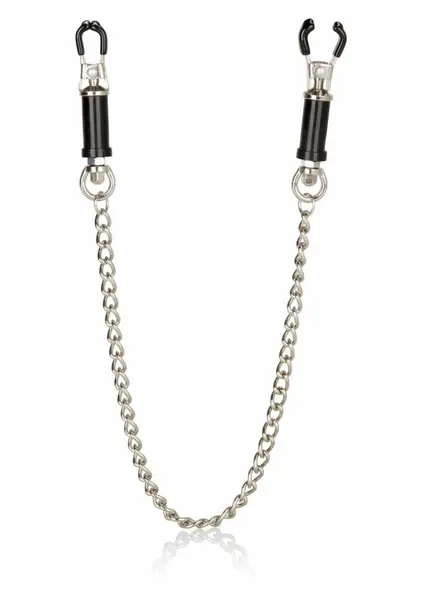 CalExotics Superior Adjustable Nipple Clamps with Decorative Chain 2.5”