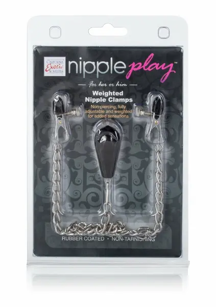 Nipple Play Adjustable Weighted Clamps with Soft Pads 4.5 oz - 716770022202