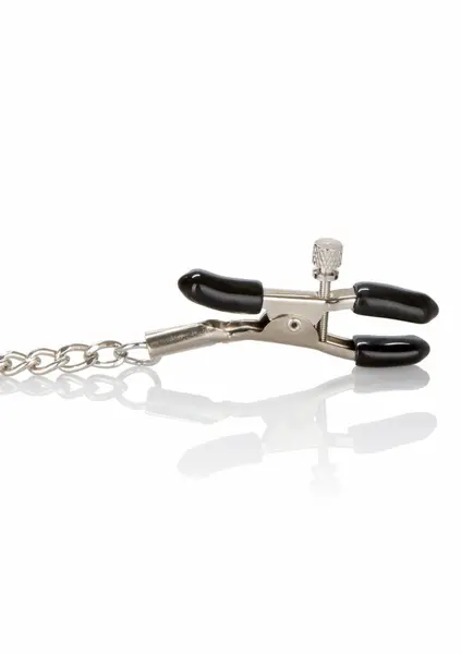 CalExotics Nipple Play Tiered Adjustable Nipple Clamps with Chains