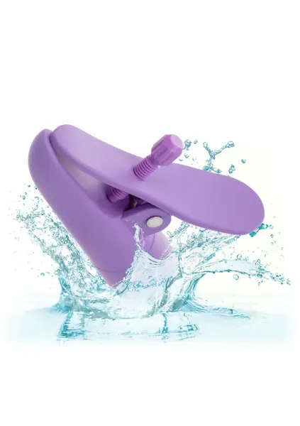 Nipple Play Nipplettes Rechargeable Adjustable Vibrating Clamps Pink