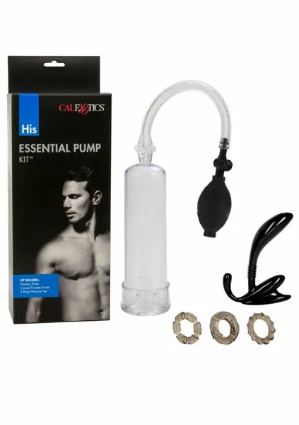 CalExotics His Essential Pump Kit - Complete Enhancement Set, Black