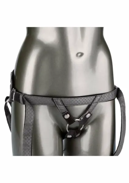 CalExotics The Regal Princess Harness Adjustable Vegan Leather Black