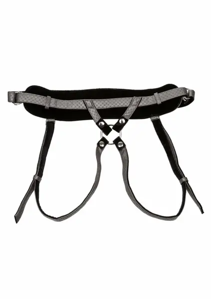 CalExotics The Regal Princess Harness Adjustable Vegan Leather Black