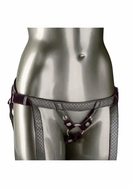 CalExotics The Regal Duchess Harness Adjustable Vegan Leather Black