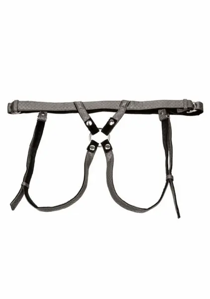CalExotics The Regal Duchess Harness Adjustable Vegan Leather Black