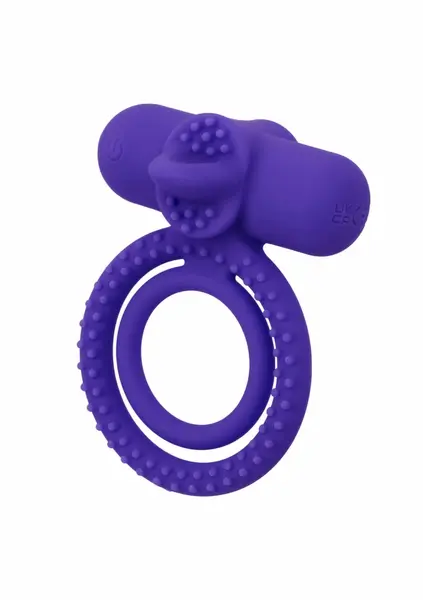 Silicone Rechargeable Dual Climaxer Couples Vibrating Ring 12 Modes