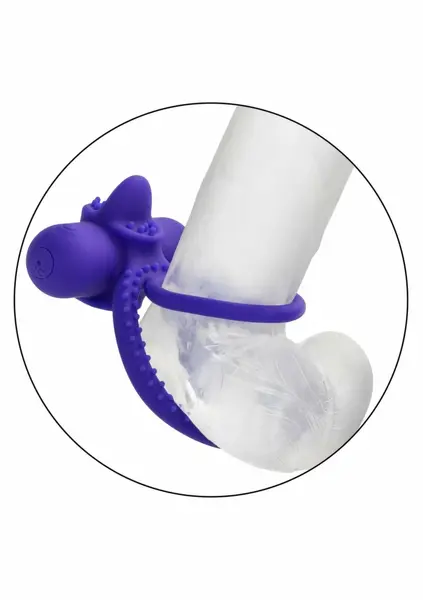 Silicone Rechargeable Dual Climaxer Couples Vibrating Ring 12 Modes