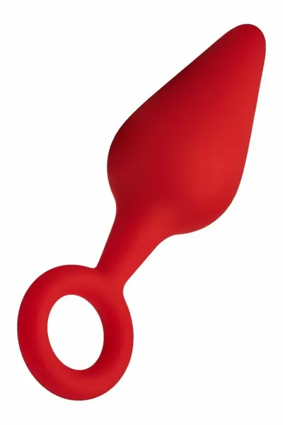 FORTO F-10 Silicone Plug Medium Red with Pull Ring - Premium Flexible Design