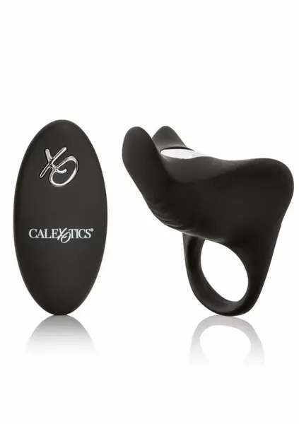 CalExotics Recharge Remote Pleasurizer Silicone Ring, USB, Black